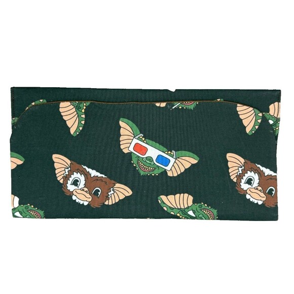 Gremlins Clutch Green Envelope Bag Lightweight Classic 80s Movie 3D Glasses - Picture 1 of 4